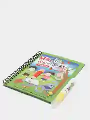 Зеленый водные многоразовые раскраски Magic Water Book