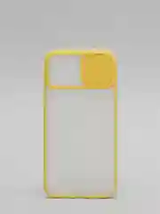 Желтый чехол с защитой камеры для iPhone 12  PRO MAX (Матовый Чехол)