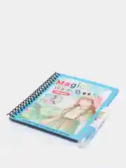 Бирюзовый водные многоразовые раскраски Magic Water Book