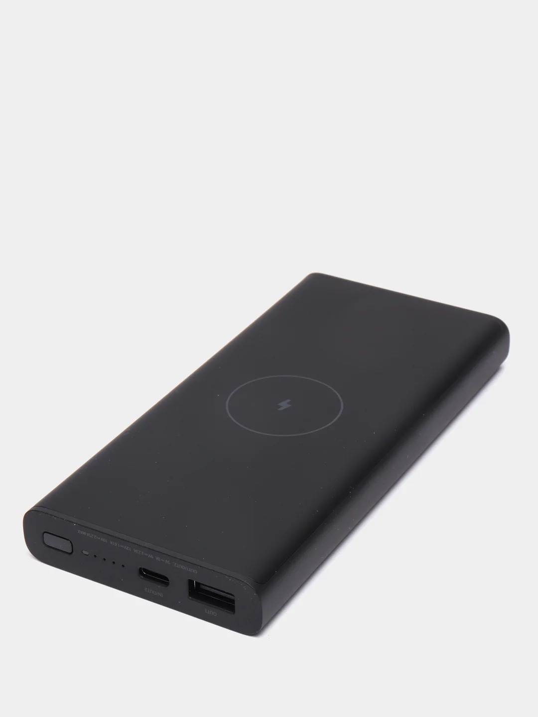 Внешний аккумулятор беспроводной Xiaomi Mi Wireless Power Bank, 10000мAч, черный, BHR5460GL