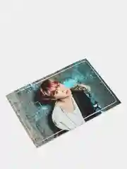Голубой наклейка-стикер на банковскую карту "BTS J-hope"