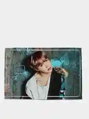 Голубой наклейка-стикер на банковскую карту "BTS J-hope"