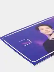 Голубой наклейка на банковскую карту "BTS: Пак Чимин"