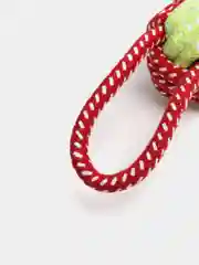 Зелёный хаки игрушка для собак "Мяч с ручками"
