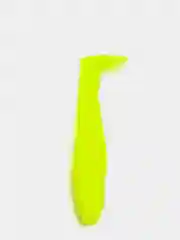 Желтый виброхвост yaman flatter shad 3, для рыб, 7,62 см, 6 штук