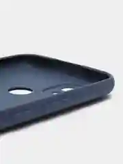 Темно-синий чехол силиконовый для Realme C21 матовый
