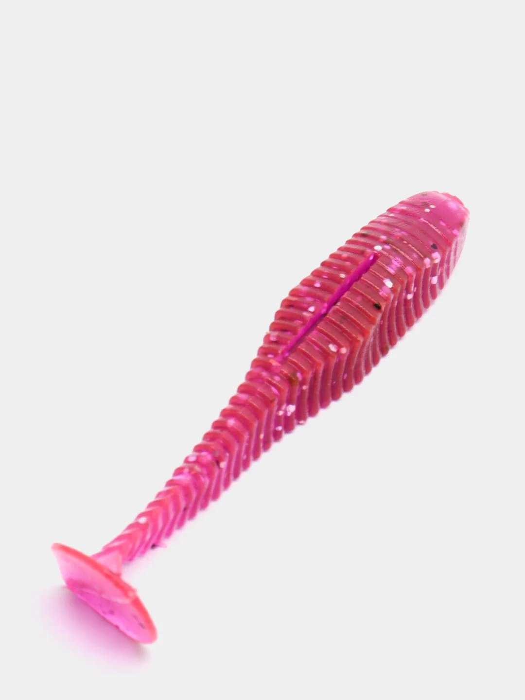 Фиолетовый виброхвост yaman flatter shad 3, для рыб, 7,62 см, 6 штук