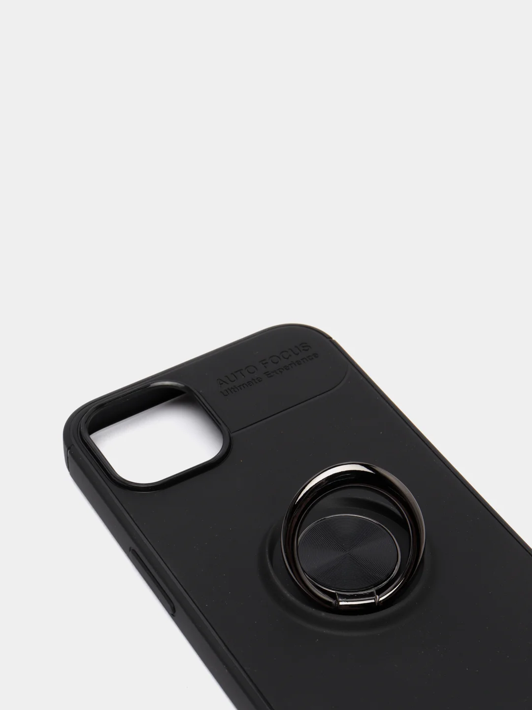 Черный чехол для iPhone 13 с кольцом