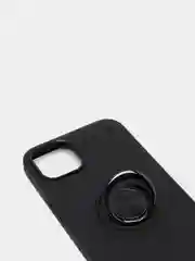 Черный чехол для iPhone 13 с кольцом
