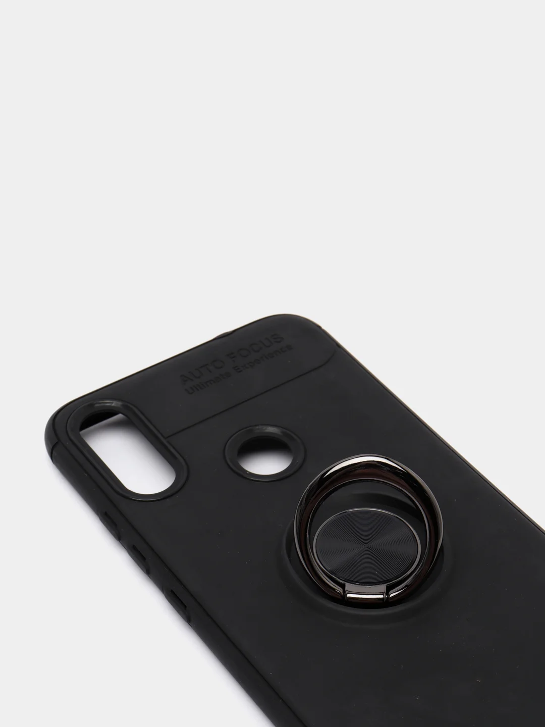 Черный чехол для iPhone 13 Pro Max с кольцом
