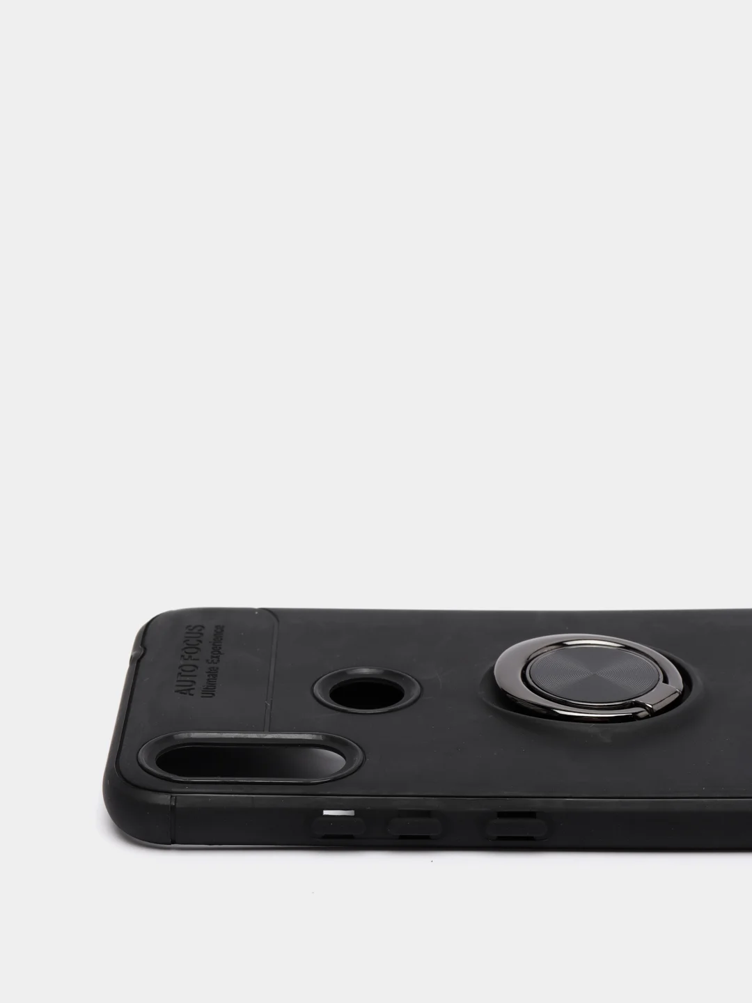 Черный чехол для iPhone 13 Pro Max с кольцом