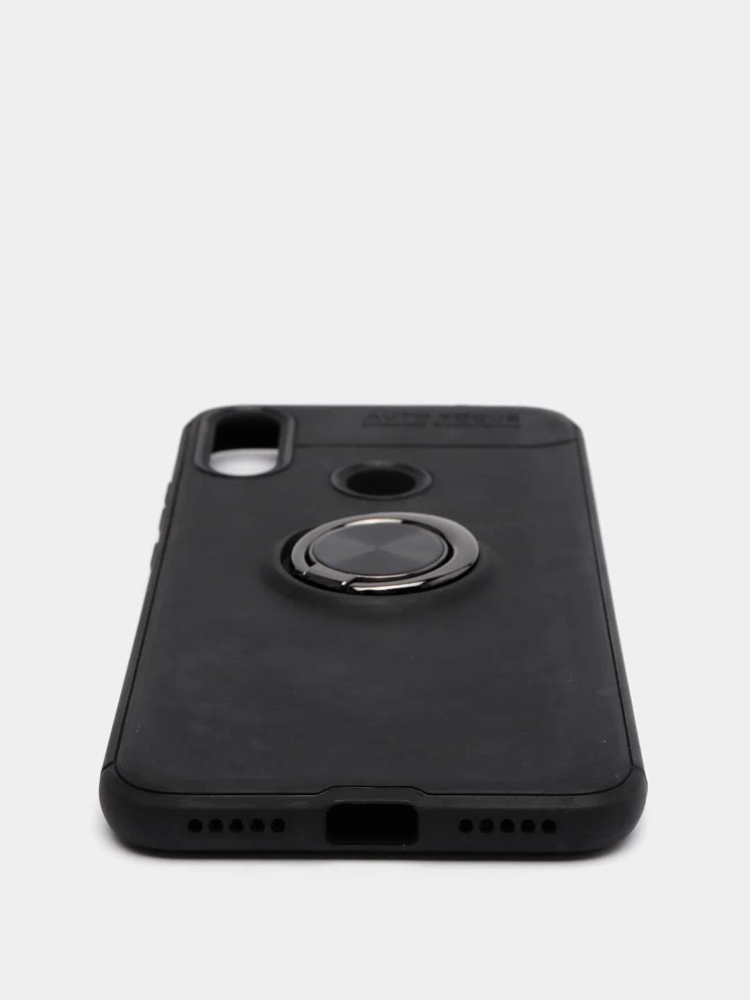 Черный чехол для iPhone 13 Pro Max с кольцом