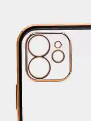 Тёмно-зелёный чехол Накладка силиконовая с металическим ободком iPhone 12 mini /12 /12pro /12 proMax