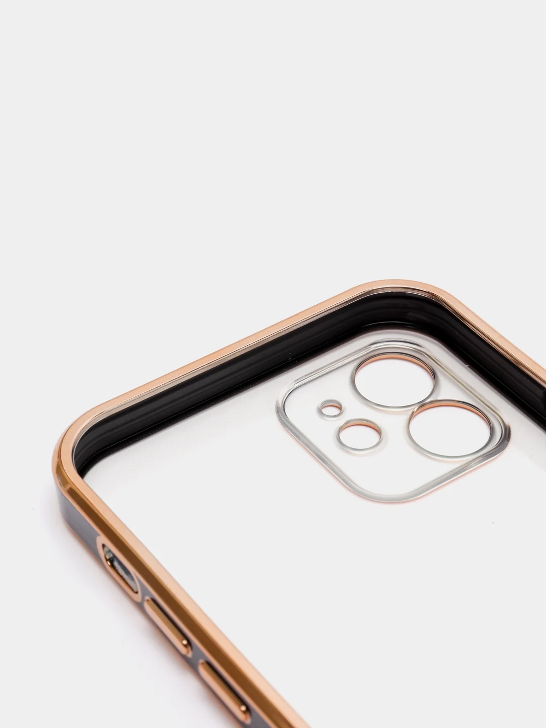 Тёмно-зелёный чехол Накладка силиконовая с металическим ободком iPhone 12 mini /12 /12pro /12 proMax