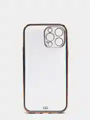 Синий чехол Накладка силиконовая с металическим ободком iPhone 13mini /13 /13pro /13proMax