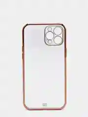 Сиреневый чехол Накладка силиконовая с металическим ободком iPhone 12 mini /12 /12pro /12 proMax