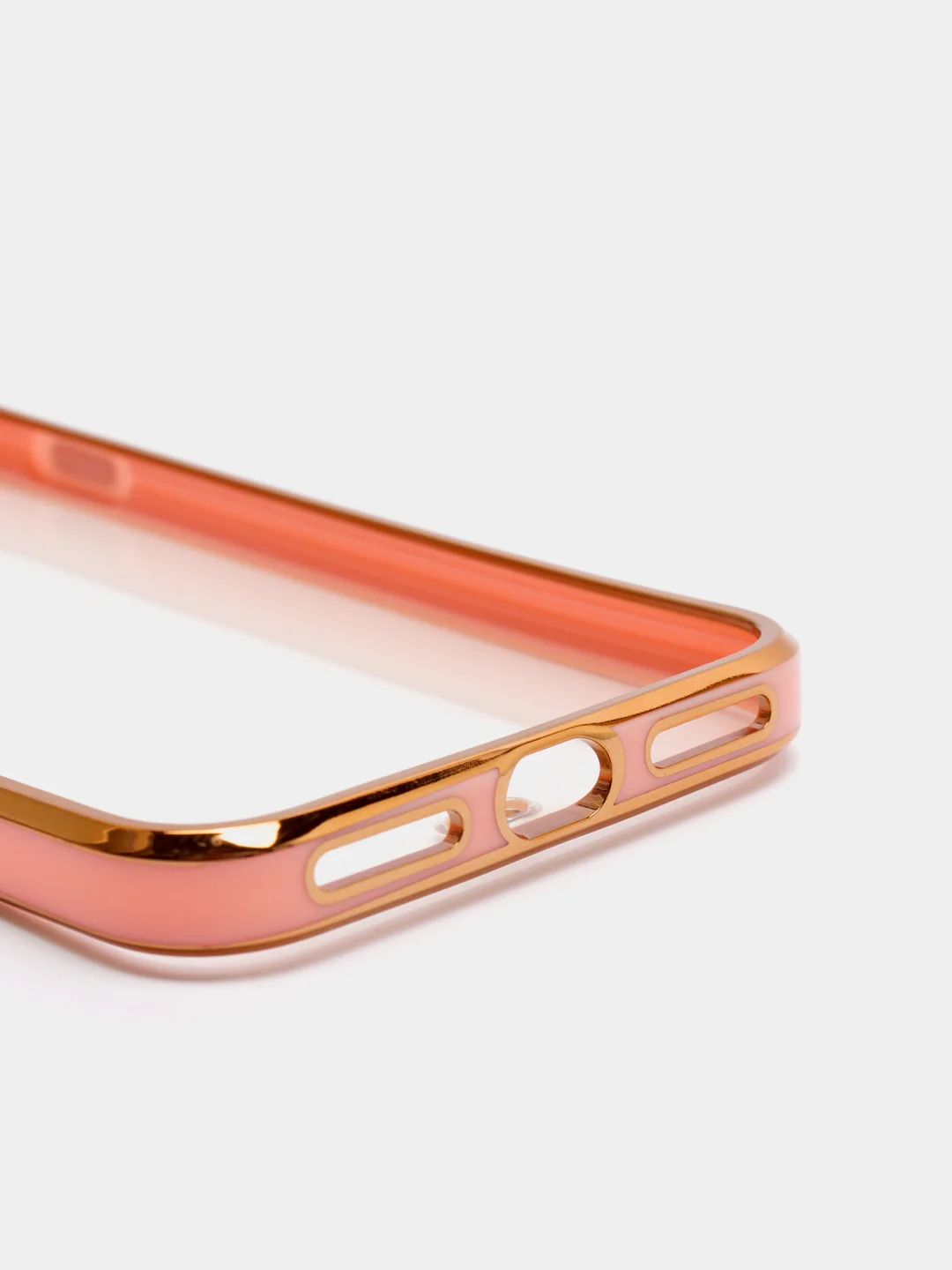 Розовый чехол-накладка для 7 / 8 / SE2020, 7 plus / 8 plus, силиконовый, с металлическим ободком