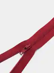 Бордовый молния брючная. юбочная 18-20 см