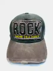 Хаки бейсболка кепка ROCK унисекс