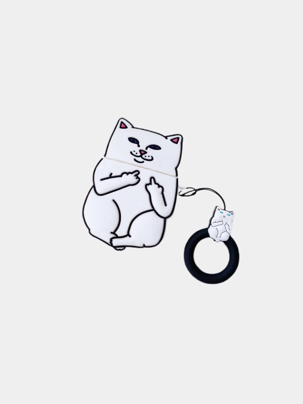 Чехол для наушников AirPods 1 и 2 "Кот"
