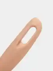 Бежевый нож кухонный, с чехлом