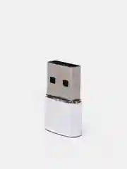 Серебряный переходник TYPE C 3.0 на USB 2.0