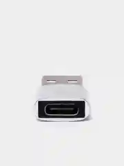 Серебряный переходник TYPE C 3.0 на USB 2.0