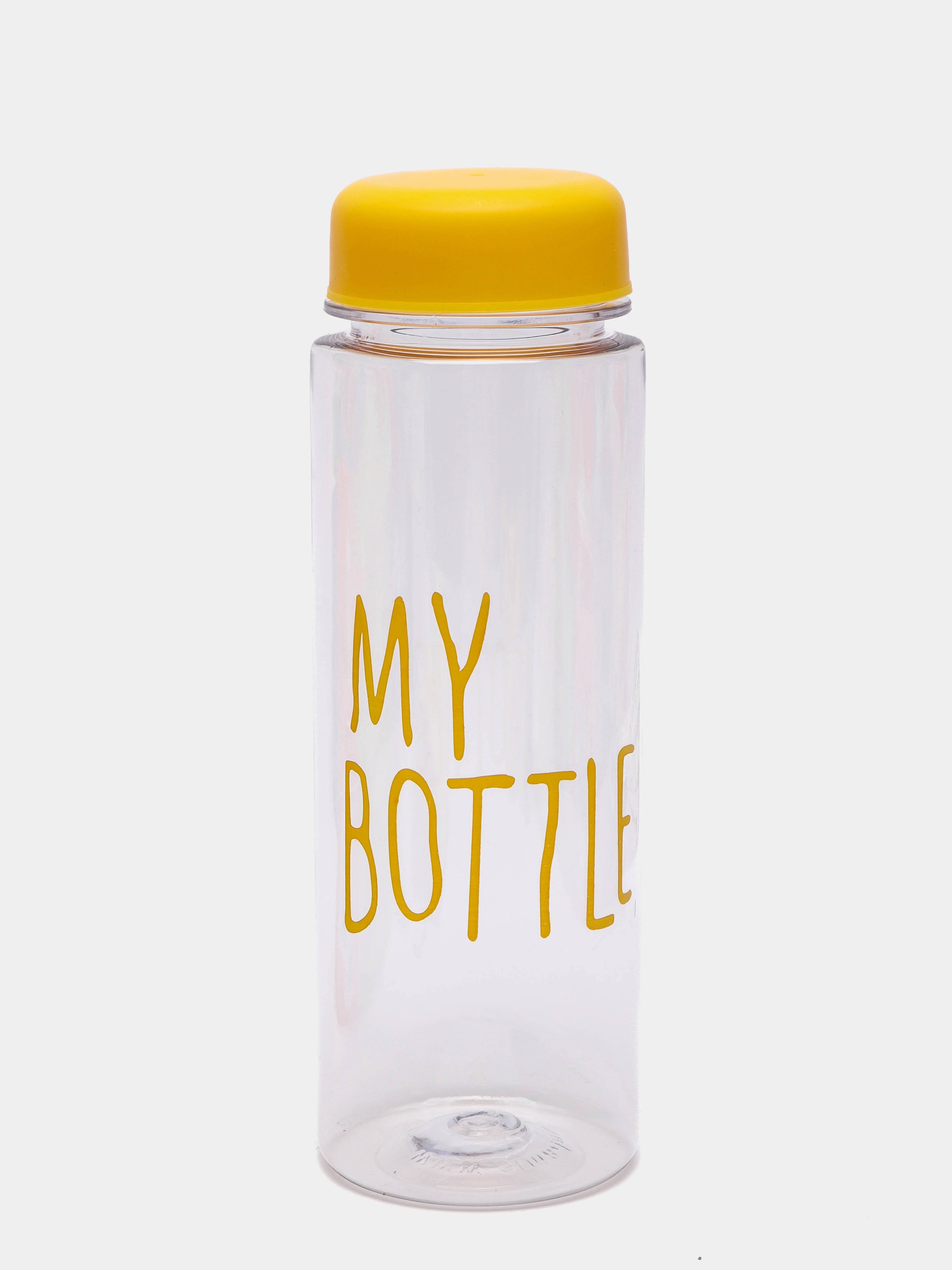 Желтый бутылка для воды "My bottle" в чехле