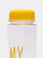 Желтый бутылка для воды "My bottle" в чехле