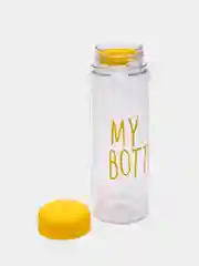Желтый бутылка для воды "My bottle" в чехле