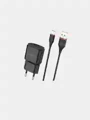 Сетевое зарядное устройство BOROFONE BA48A с Type-C кабелем