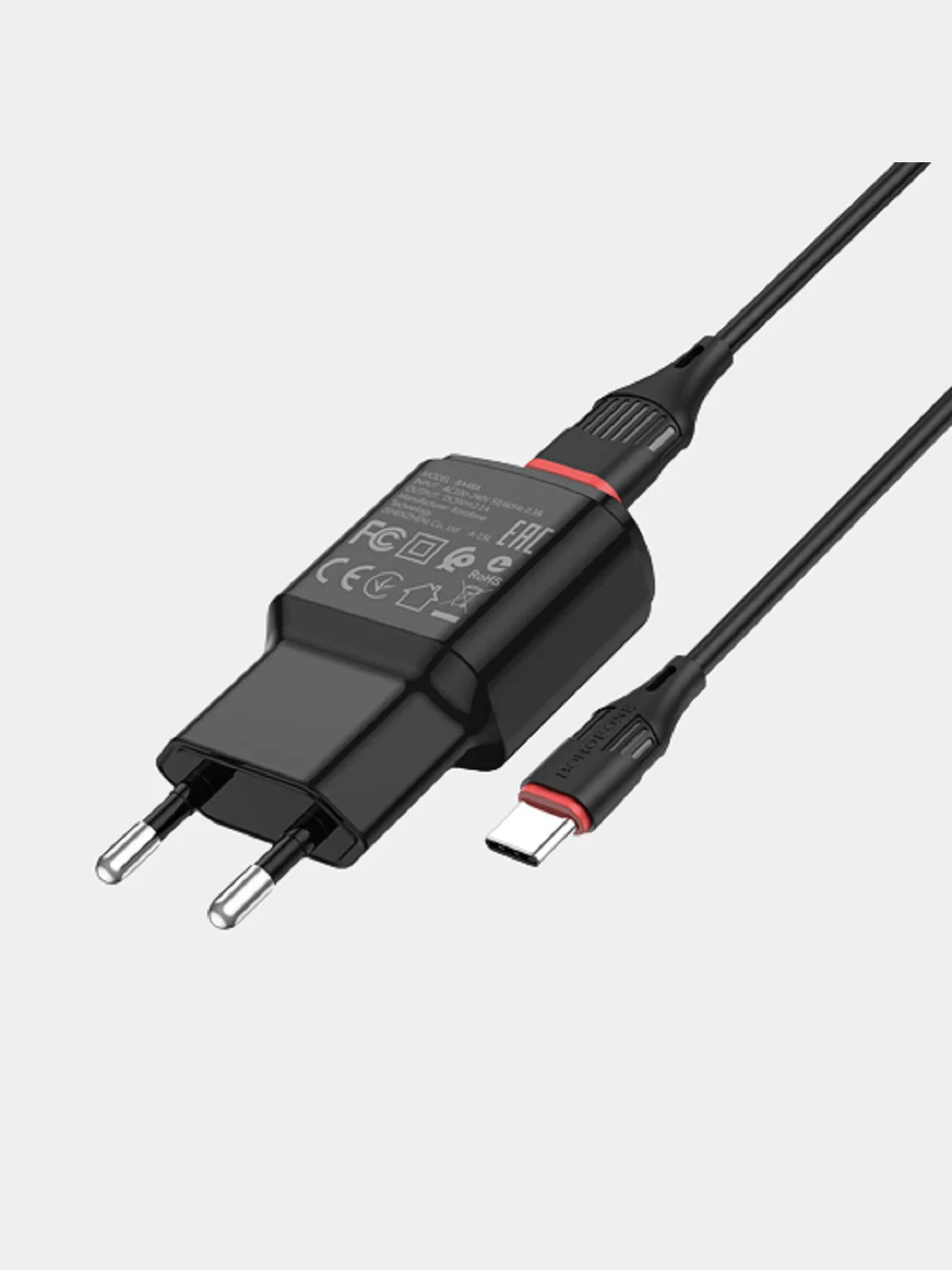 Сетевое зарядное устройство BOROFONE BA48A с Type-C кабелем