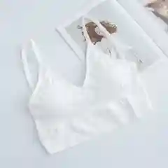 Белый топ женский базовый