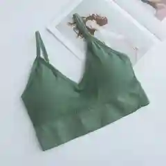 Зелёный хаки топ женский базовый