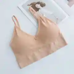 Кремовый топ женский базовый
