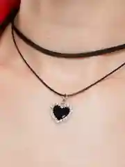 Серый меланж чокер
