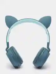 Угольный беспроводные наушники с Bluetooth кошачьи ушки car ear headphones JR-028