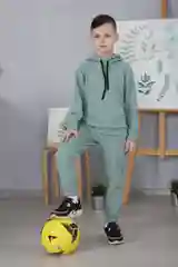 Костюм спортивный для мальчика хлопковый Хоум Стайл с брюками, 6035СК