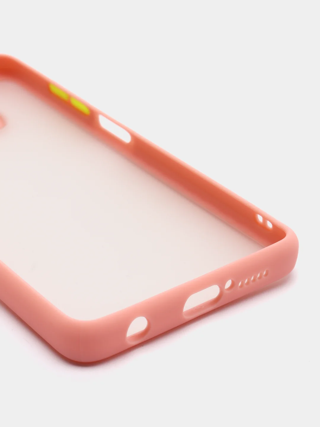 Розовый чехол для Xiaomi Poco X3 матовый пластиковый Сяоми Поко Х3