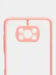 Розовый чехол для Xiaomi Poco X3 матовый пластиковый Сяоми Поко Х3