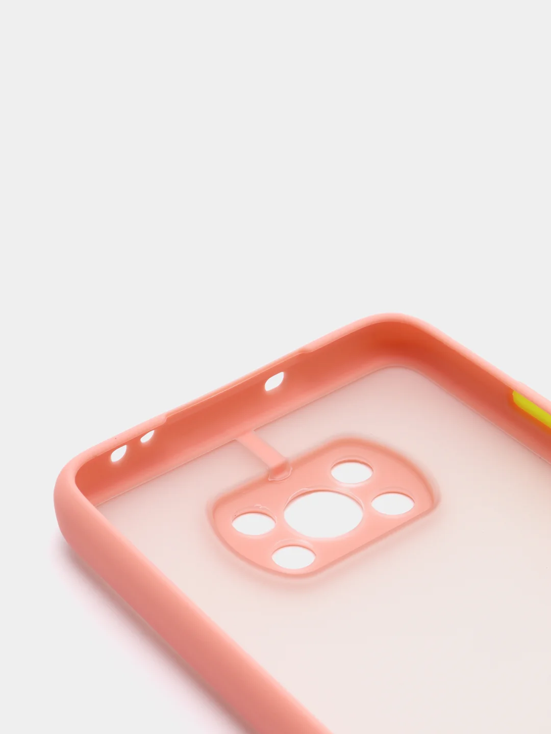 Розовый чехол для Xiaomi Poco X3 матовый пластиковый Сяоми Поко Х3