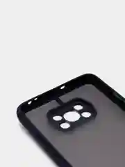 Темно-синий чехол для Xiaomi Poco X3 матовый пластиковый Сяоми Поко Х3