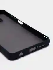 Темно-синий чехол для Xiaomi Poco X3 матовый пластиковый Сяоми Поко Х3