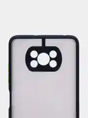 Темно-синий чехол для Xiaomi Poco X3 матовый пластиковый Сяоми Поко Х3
