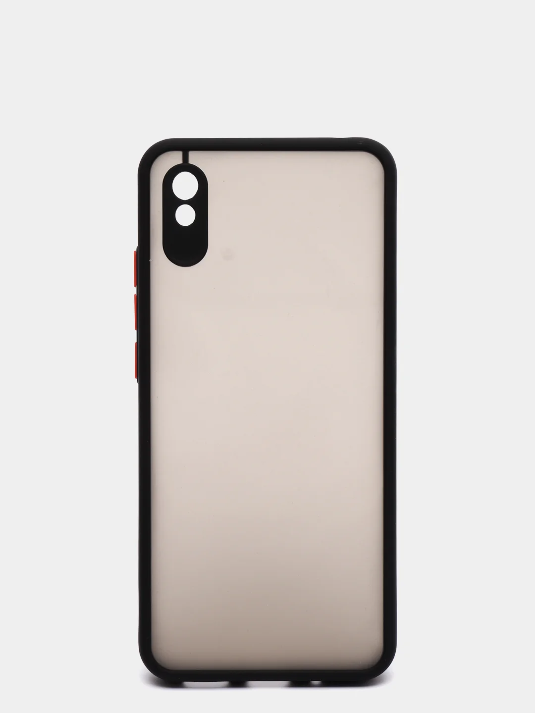 Черный чехол для Xiaomi Redmi 9A матовый пластиковый Сяоми редми 9А