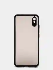 Черный чехол для Xiaomi Redmi 9A матовый пластиковый Сяоми редми 9А