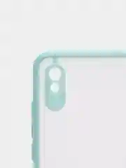 Голубой чехол для Xiaomi Redmi 9A матовый пластиковый Сяоми редми 9А