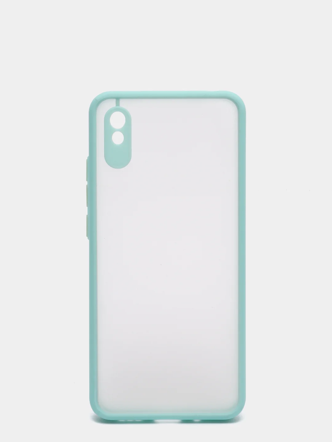 Голубой чехол для Xiaomi Redmi 9A матовый пластиковый Сяоми редми 9А
