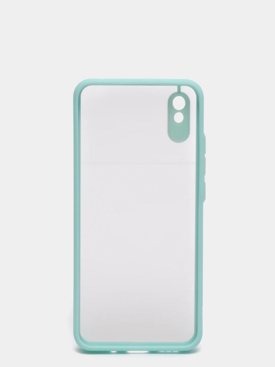 Голубой чехол для Xiaomi Redmi 9A матовый пластиковый Сяоми редми 9А