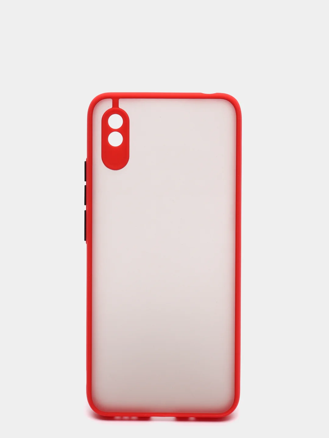 Красный чехол для Xiaomi Redmi 9A матовый пластиковый Сяоми редми 9А
